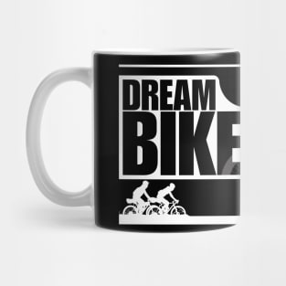 Dream Bikepack Discover Orange on Dark Color Mug